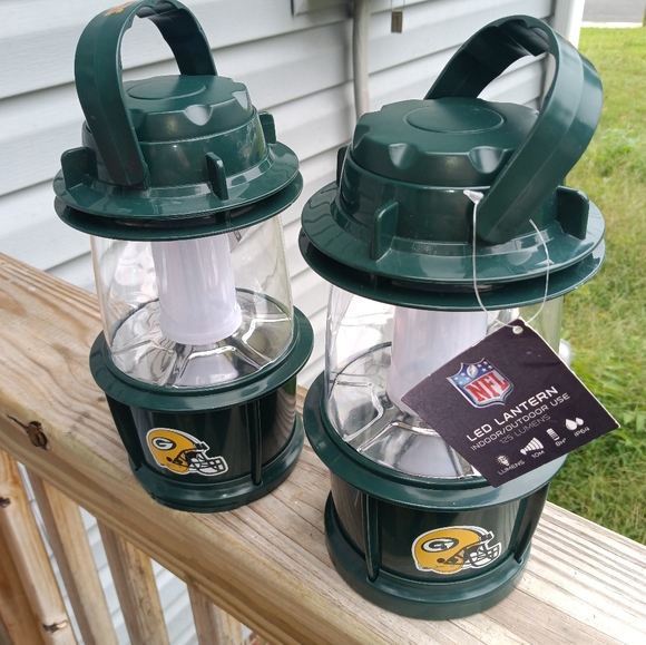 🆕NFL | 2 Green Bay Packers LED Lanterns Indoor Outdoor Use - 125 Lumens - Picture 10 of 10